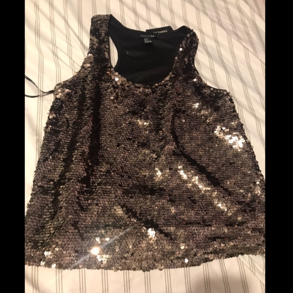 Sequin Tank Top